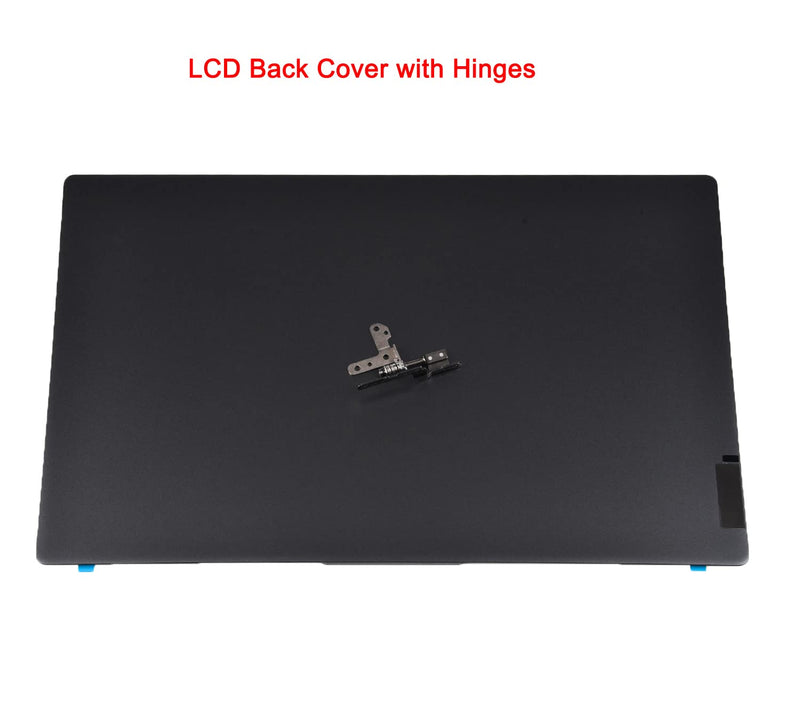 Replacement LCD Back Cover Rear Top Lid with Hinges for Lenovo ideapad 5-15IIL05 5-15ARE05 5-15ITL05 Series Laptop P/N: 5CB0X56073 AM1K7000310, Gray