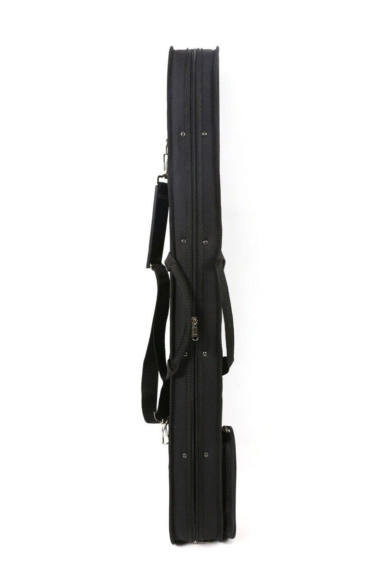 Double bass bow case 2pcs Bow Holder German French Style with Strong straps Light Durable,Black color