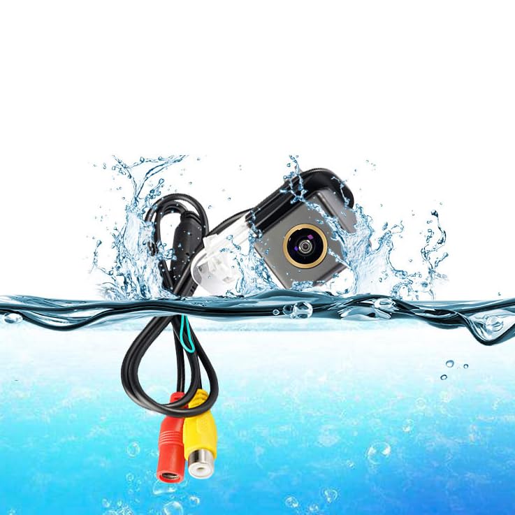 AHD/CVBS Car Rear View Camera's Fisheye Lens License Plate Camera with RCA Cable & Vehicle Camera for Mercedes Benz B Class B200 W169 W245 A160 & Back Camera (CVBS-AHD) AHD