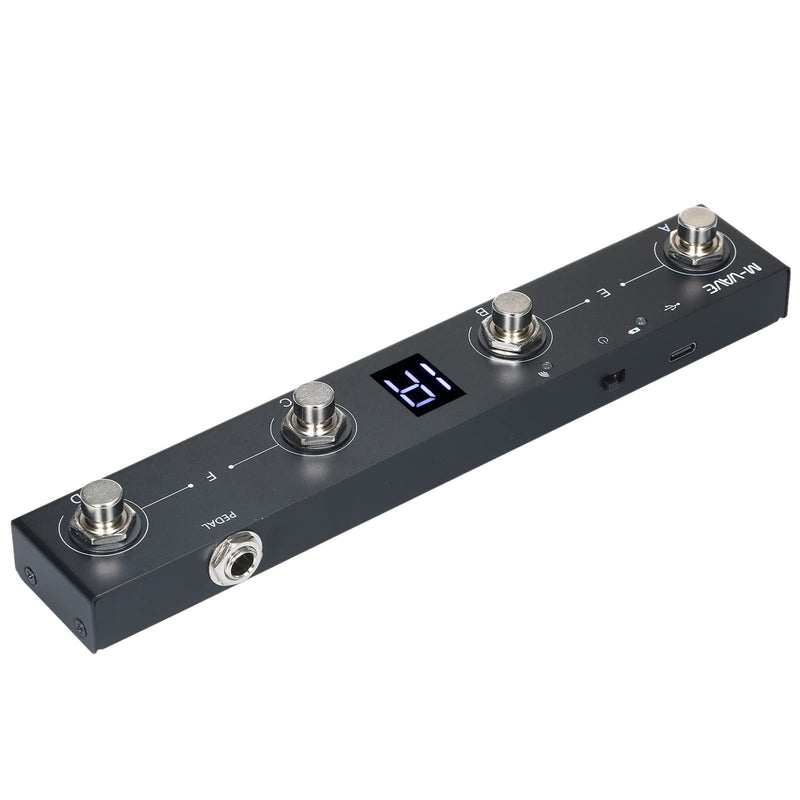 BT MIDI Foot Controller Wireless MIDI Controller Rechargeable 4 Buttons Pedal APP Control Chocolate Rechargeable Midi Controller