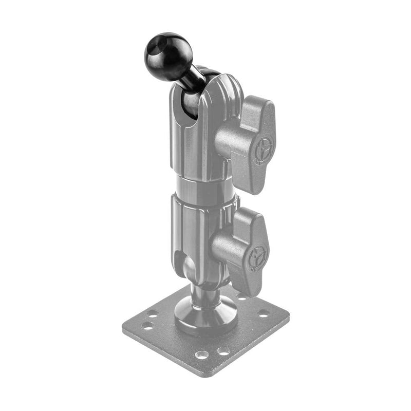 Tackform 20mm Aluminum Ball to 17mm Ball Adapter Compatible with Garmin and Other GPS Devices with 17mm Balls