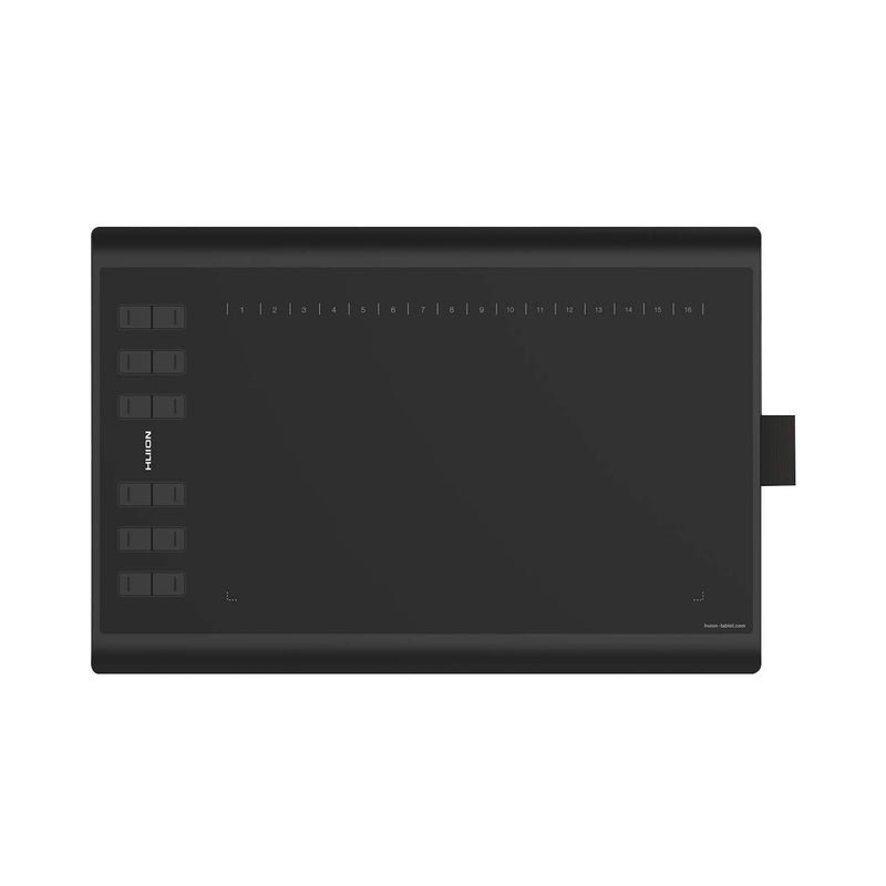 HUION Inspiroy H1060P Graphics Drawing Tablet with 8192 Pressure Sensitivity Battery-Free Stylus and 12 Customized Hot Keys, 10 x 6.25 inches Digital Art Tablet and Large Size Glove