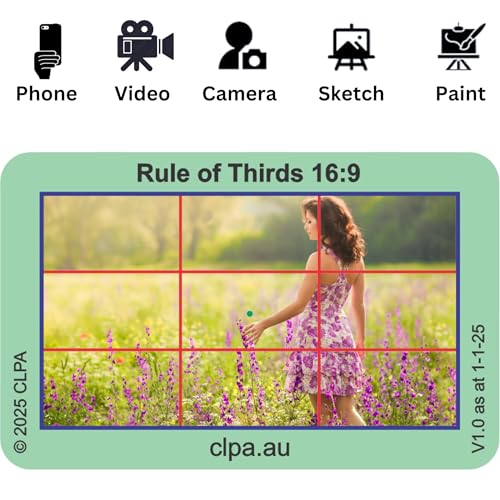 Basic Directors Viewfinder Set, 4 Layouts, 12 Cards Set - Basic