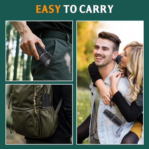 Pankoo 16X52 High Powered Monocular Telescope for Adults - Power Prism, Compact HD Scope, Perfect for Gifts, Hiking, Concert, Travelling & Bird Watching