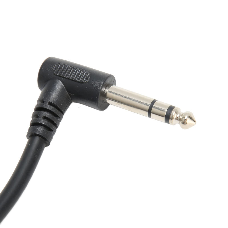 GOWENIC 6.35mm Male to MIDI Din 5Pin Male Cable, 90 Degree 6.35mm Male to MIDI Din 5Pin Male Cable, for 6.35mm Interface Professional Sound Microphones to MIDI Interface Devices
