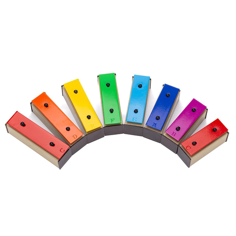 [AUSTRALIA] - 8 Notes Xylophone Glockenspiel for Kids and Toddlers, Colorful Resonator Bells with Great Sounds, Educational Preschool Music Learning for Children 