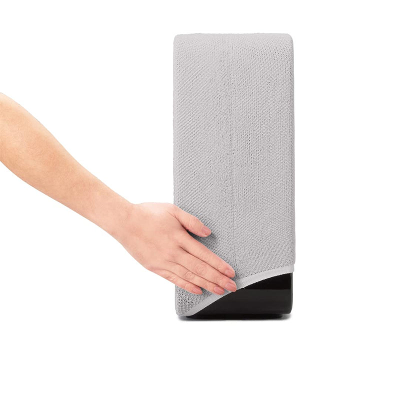 Soundskins Cover for Sonos Sub – Custom Fit DJ Cover & Speaker Stand Cover – 3D-Knitted, Outdoor Speaker Covers for Sonos – Smoke White