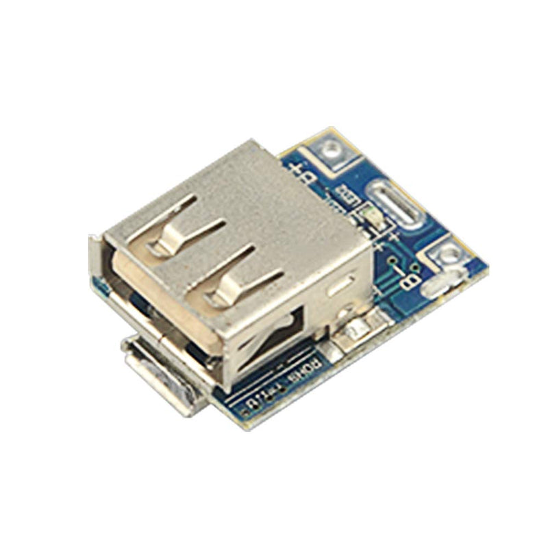 WMYCONGCONG 10 PCS 5V 1A Boost Power Supply Module Lithium Battery Charge Protection Board HT4928S DIY Charger Light Emitting Diodes Display USB and Micro Port