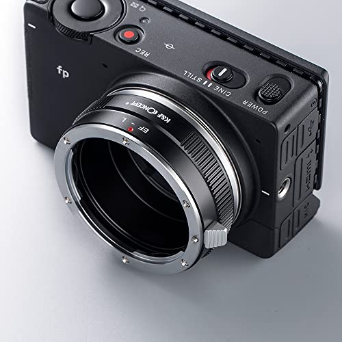 K&F Concept Lens Mount Adapter EOS-L Manual Focus Compatible with Canon (EF/EF-S) Lens to L Mount Camera Body