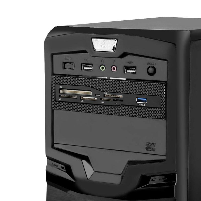 PC Front Panel Internal Card Reader, Multi-Function USB 3.0 Hub All-in-one Card Reader Support M2 SD MS XD CF TF Card for Computer, High Speed Internal Card Reader Fit For Computer Case Front Bay