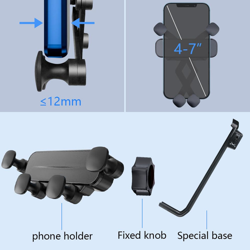 Car Phone Holder for 2024 2025 2026 Jeep Wrangler Auto Accessories Navigation Screen Bracket Interior Decoration Mobile Cell Phone Mount