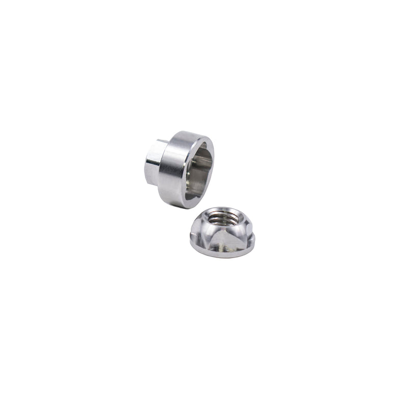 [AUSTRALIA] - M5 304 Stainless Steel Anti-Theft Locking Nuts P0.8 Security Hardware Kit for Mountain Bike Awning Car Accessories for Styling Light Bar Safety,(4 Lock+ 1 Key) M5 