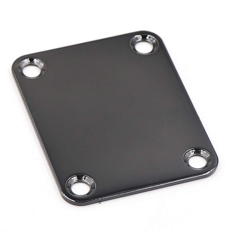 Guitar String Retainer Roller String Tree Guides,Loaded Jack Socket Plate and Neck Plate Black,Electric Guitar Hardware Set with screws Black 03
