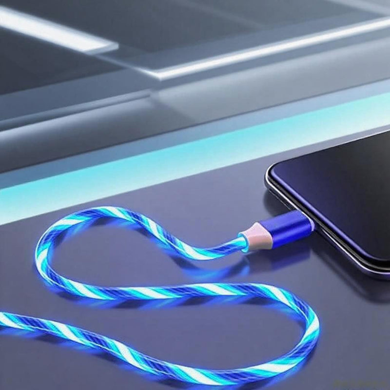 [Blue Series Single Ear Wireless Bluetooth Business Headset-V13+Visible Blue Light-Up USB-C to USB-C Data Cable.