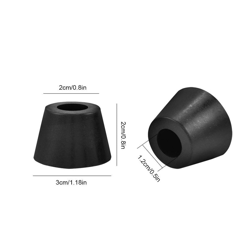 8Pcs Rubber Feet Anti-Vibration Base Pad Stand for Speaker Guitar Amplifier Replacement 30x20mm w/Screws for Marshall Amp Feet