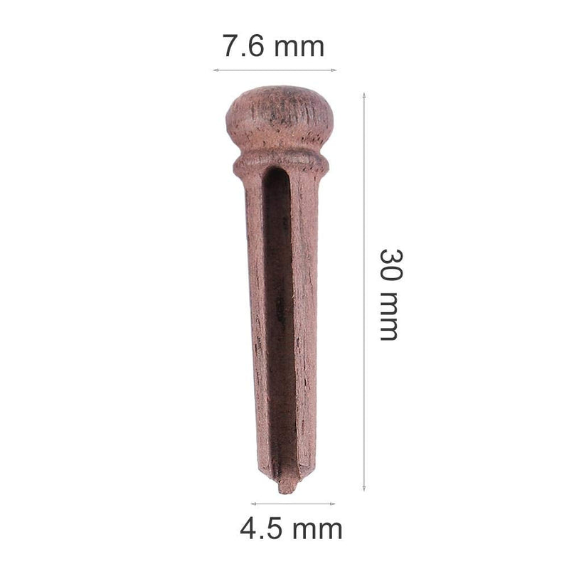 Wooden Guitar Parts, 135 Rosewood Guitar String Pins for Martin,Taylor or most of Brand Acoustic Guitar