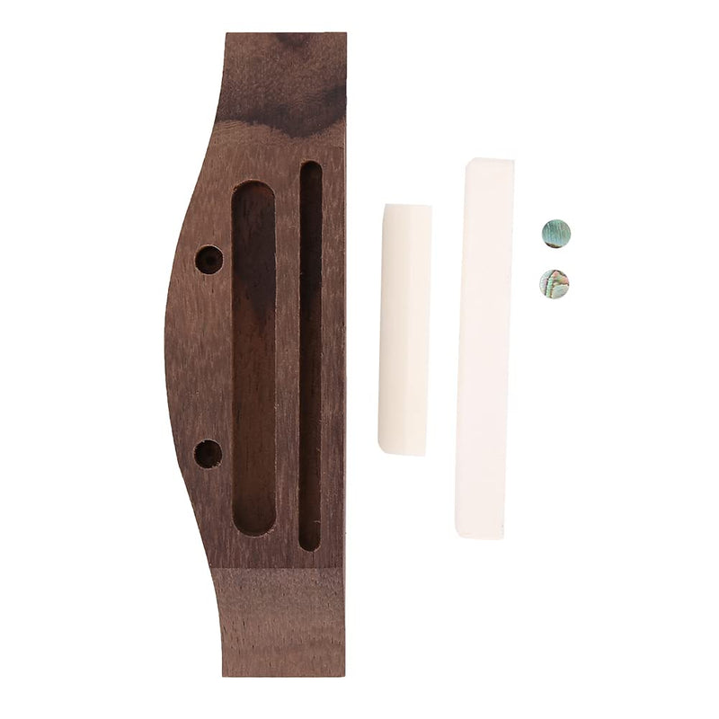 [AUSTRALIA] - Ukulele Saddle Bridge, Ukulele Bridge 4mm Shell Upper and Lower Bridge Accessories Parts for Musical Instruments 