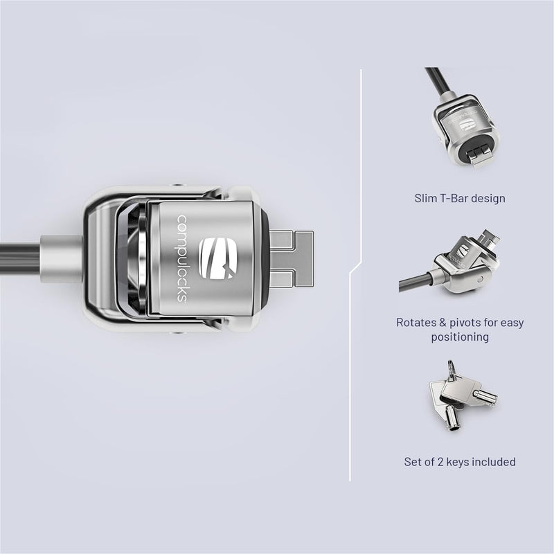 Maclocks CL15 Universal Security Laptop MacBook Cable Lock with 6-Foot Cable