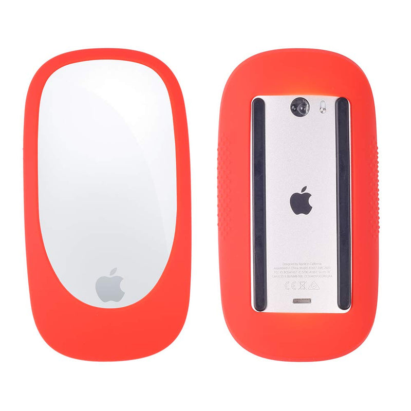 Silicone Case Cover Protective Skin for Magic Mouse 1/2 Silicone Case for Apple Magic iPad Mouse (Pink) Pink