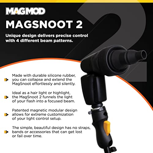 MagMod MagSnoot 2 Light Modifier, Photography Lighting Flash Modifier