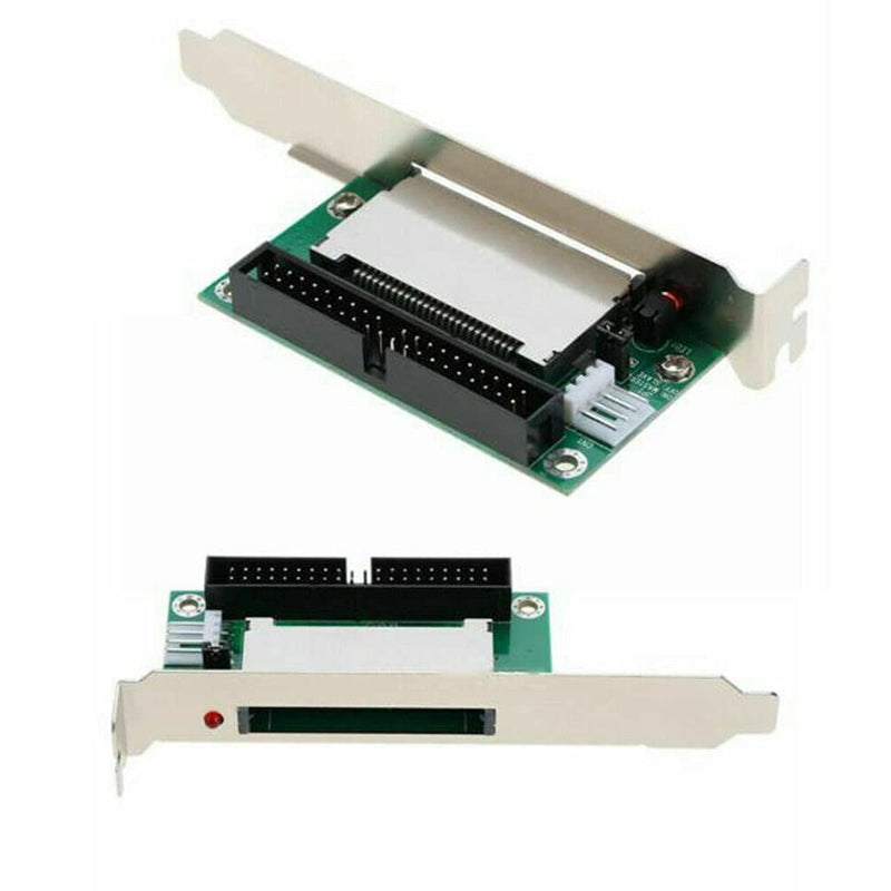 [AUSTRALIA] - 1Pcs CF to IDE Adapter 40-Pin CF Compact Flash Card to 3.5 Converter with PCI Bracket 