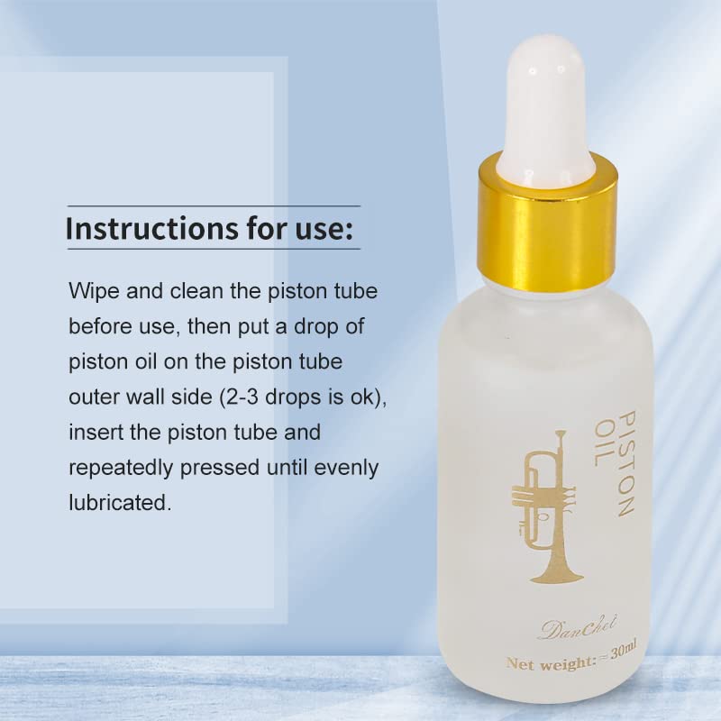 Synthetic piston valve oil for trumpet, tuba and brass instruments 1.02 fl.oz/30ml.