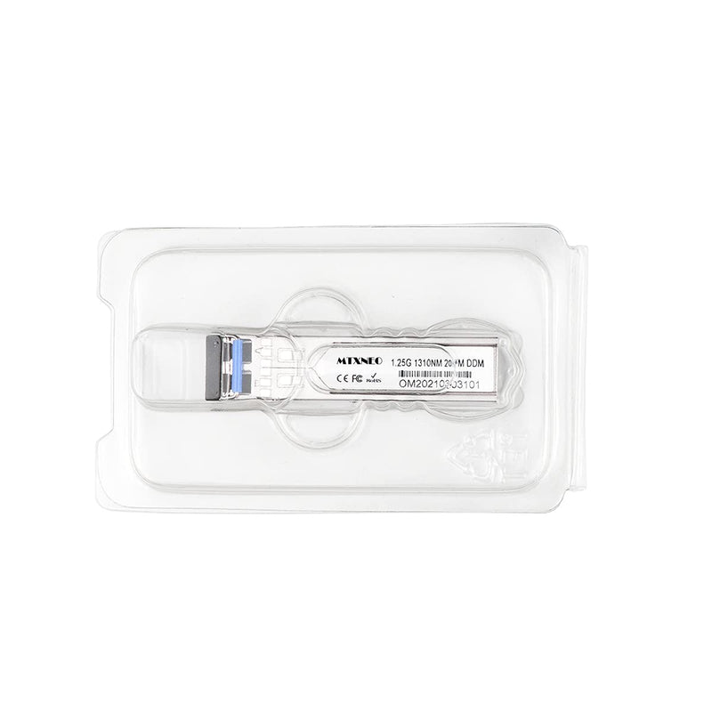 2 Pack 1.25G SMF 1310nm 20km SFP LC Industrial Module 1000Base-LX/LH Fiber Transceiver Compatible for Cisco GLC-LH-SMD, Meraki, Ubiquit, Mikrotik and More with Working Temperature -40 to 167 ºF