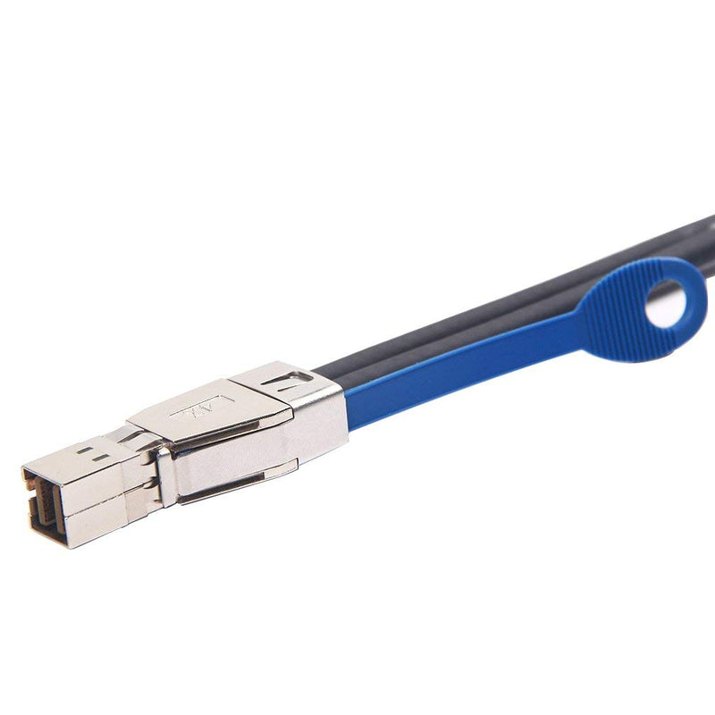 10Gtek 12G Mini SAS HD SFF-8644 to SFF-8644 Cable for NVMe Enclosure/Storage Array, SAN & JBOD Compatibility, 100-Ohm, 1-m(3.3ft), 2-Pack 1) 8644 1m 2pc