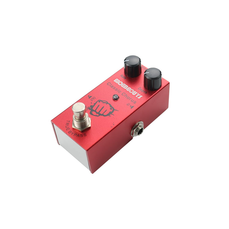 Electric Guitar Effects Pedal Mini Single Type DC 9V True Bypass Equipped with USB5V to 9V boost cable (Classic Chorus) Classic Chorus