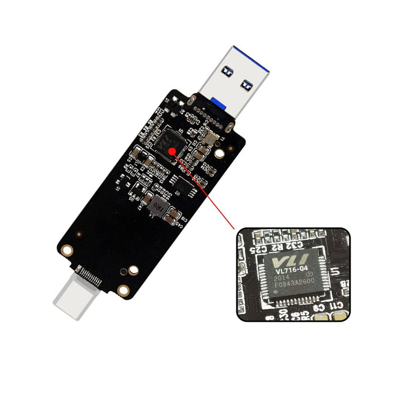 NFHK USB-C USB3.0 Type-C to CFast 2.0 Card Adapter PCBA CFast Card Reader for Desktop Laptop