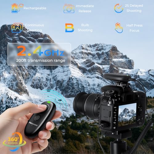 Rechargeable Camera Remote Control for Panasonic Wireless Shutter Release Rechargeable for Panasonic