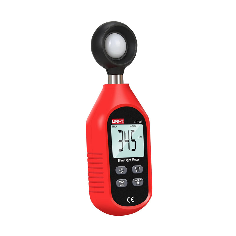 [AUSTRALIA] - UNI-T UT383 Light Meter Lux Meter Lumens Digital Illuminance Meter 0~199,900 Lux (0~18,500 FC) Foot Candles Luxmeter for Film Photography Plants Photometer Lighting Intensity Brightness Measurement 