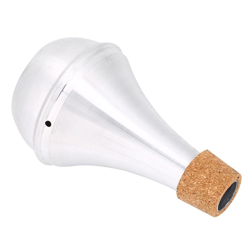 Trumpet Mute Practice Aluminum Alloy & Cork Brasses Musical Instrument Lightweight Parts Cordrope Wind Instrument Accessories