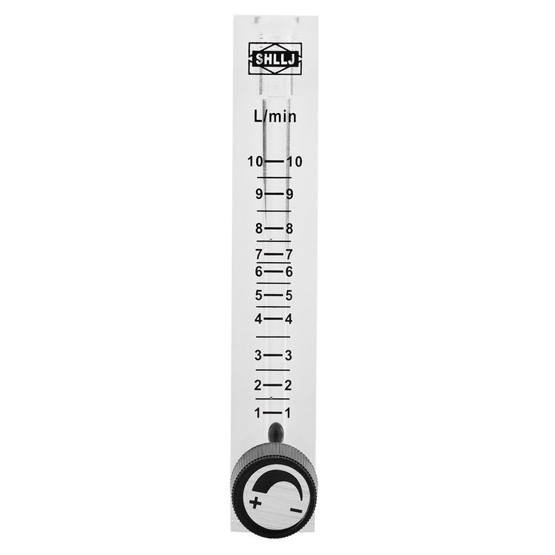 Gas Flow Meter 1-10LPM Oxygen Flow Meter Air Flow Meter Flow Meter with Control Valve Control Valve for Measuring Regulation for Oxygen Air Gas Oxygen Air, Default, air sensor