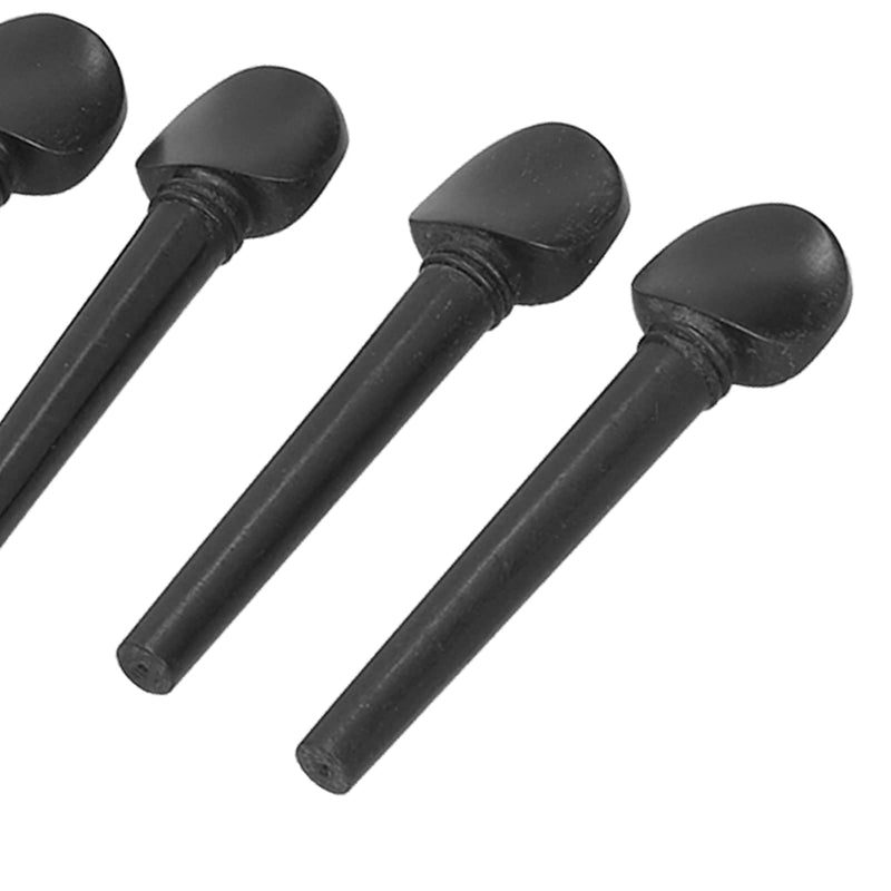 [AUSTRALIA] - Oud Ebony Pegs, 12Pcs 8.7cm Wooden Tuning Replacement Ebony Pegs with Fisheye for Oud 