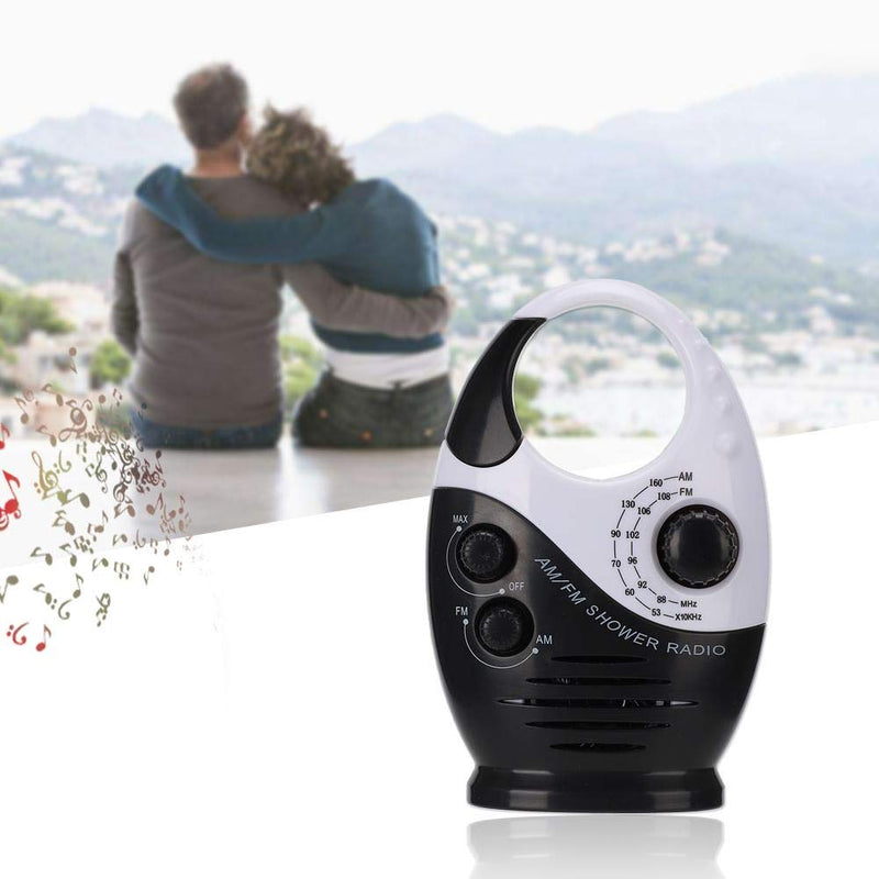 [AUSTRALIA] - AM/FM Radio, Multifunctional Portable Shower Bathroom Hanging Music Radio Built-in Speaker Daily Sound 