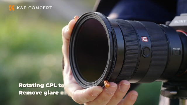 K&F CONCEPT 49mm Variable ND2-32 & CPL Polarizing Effect in 1 Lens Filter