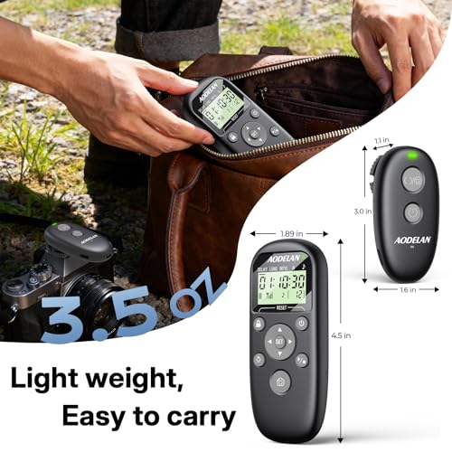 for Nikon Camera Rechargeable Remote Shutter Release with Interval Timer for nikon