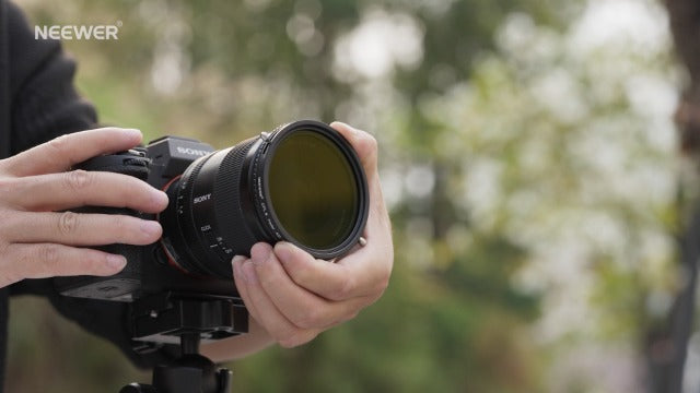 NEEWER 2 in 1 58mm Variable ND Filter ND2–ND32&CPL Filter(Circular Polarizer Filter) No X Cross/30 Layer Nano Coated/HD Optical Glass/Ultra Slim Aluminum Alloy Frame/Water Repellent/Scratch Resistant