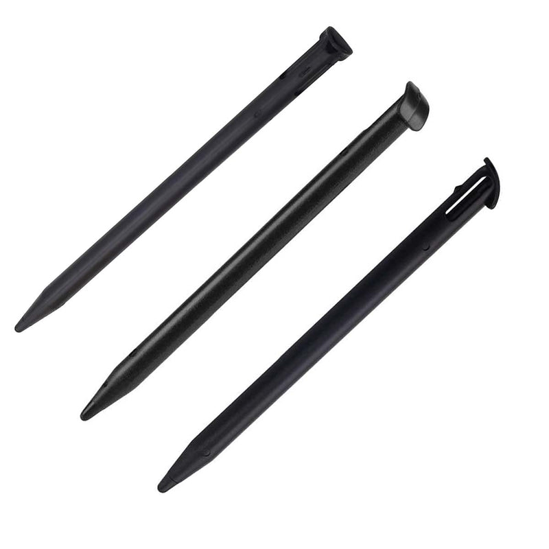 FainWan 10 Pack Stylus Pens for New 3DS XL 2015 Nin-tendo Slot Replacement Pen Plastic Touch Screen Pen Set (Black)