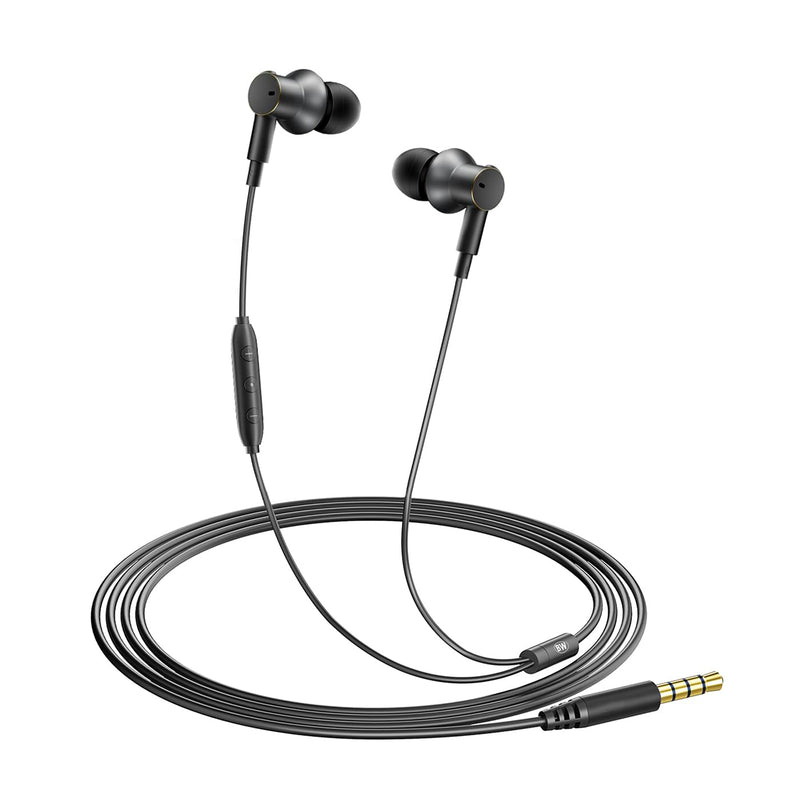 Wired Headphones Balance Powerful Bass & HD Call Noise-cancelling Earbuds | Immersive Bass,(Four drive)Bass Boost In ear Wired Earphones Universal 3.5mm & USB C Plug with Mic ENC Noise reduction calls