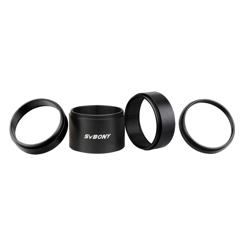 SVBONY SV119 Extension Tube Kit for Cameras and eyepieces 5mm 10mm 15mm 30mm M48x0.75 on Both Sides for Solving Spacing Problems in Astrophotography