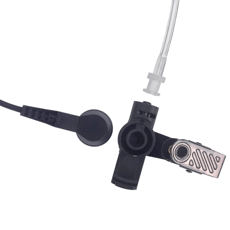 VX-261 Earpiece with Mic for Motorola Vertex Standard Radio EVX-261 VX-231 EVX-531 EVX-534 VX-180 VX-298 VX-350 VX-351 Covert Acoustic Tube Headset with One Pair Medium Earmolds,2 Pack