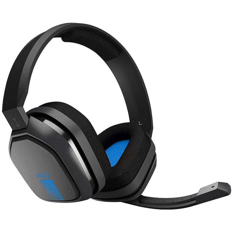 ASTRO Gaming A10 Wired Gaming Headset, Lightweight and Damage Resistant, ASTRO, 3.5 mm Audio Jack, for Xbox Series X|S, Xbox One, PS5, PS4, Nintendo Switch, PC, Mac- Black/Blue | Lightweight, Damage Resistant, ASTRO Audio, Dolby ATMOS, 3.5mm Jack, for ...