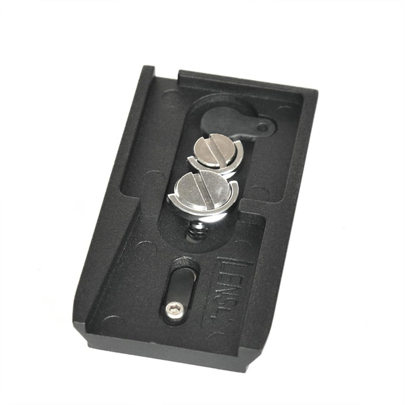 501PL Sliding Dovetail Quick Release Plate - Compatible with Manfrotto 501HDV, 503HDV, 701HDV, MVH400AH, 577/501/503/701 NG Camera Tripod Heads - Includes 1/4"-20 & 3/8"-16 D-Ring Screw Standard Version (90mm)
