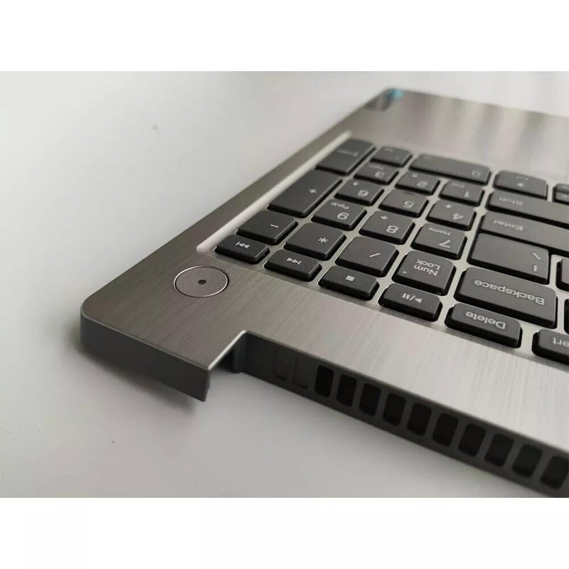 New Replacement for Lenovo IdeaPad 3-15 3-15IIL05 3-15ADA05 3-15IML05 Laptop Upper Case Palmrest Non-Backlit Keyboard Touchpad Assembly Part 5CB1D03689 5CB0X57656 Silver