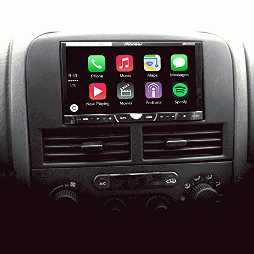 Metra 95-6546B Double DIN Dash Kit with Harness + Antenna Combo for Select Jeep Grand Cherokee 2002-2004