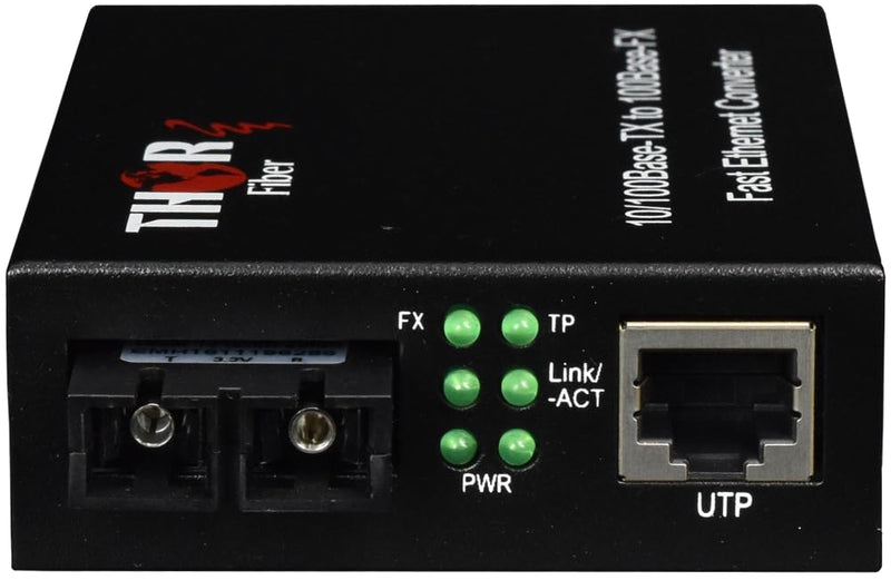 10/100 Mbps Single-Mode Multimode Fiber Ethernet Media Converter SC