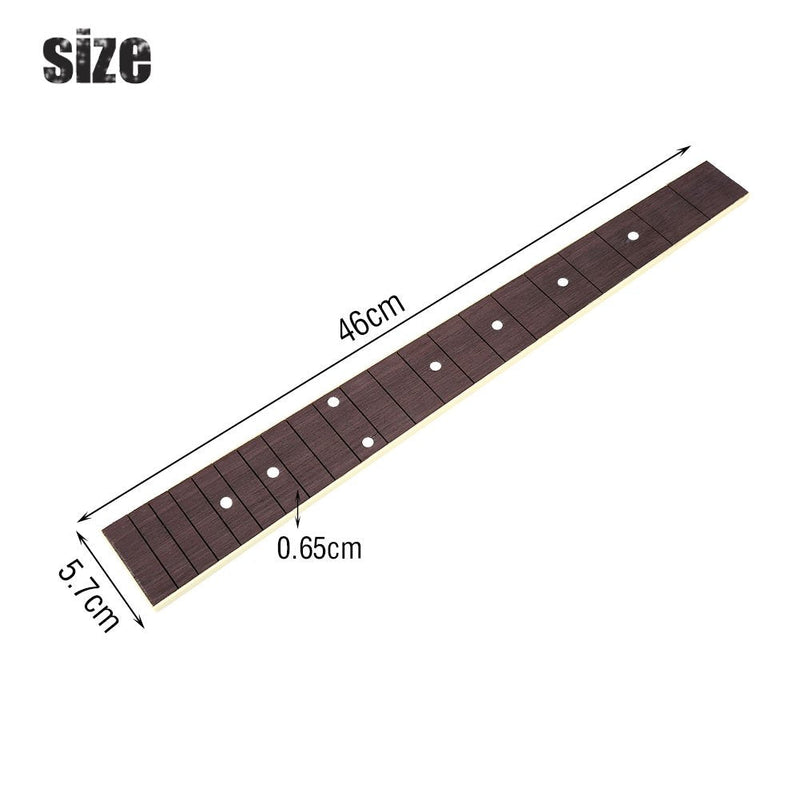 Guitar Neck Rosewood Fretboard Fret Board Replacement Parts Guitar Practice Neck for 41 inch 20 Frets Acoustic Guitar