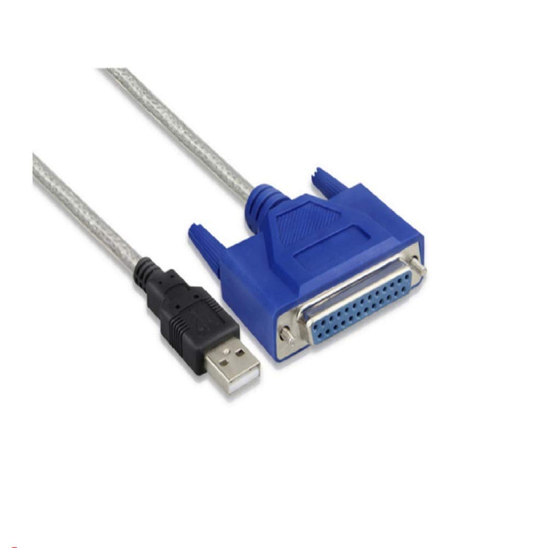 [AUSTRALIA] - WESAPPINC USB to 25PIN DB25 Parallel Printer Cable Adapter USB to Female Connector IEEE 1284 Converter for Laptop Desktop PC Supports Windows, Mac OS, Linux, 5ft 